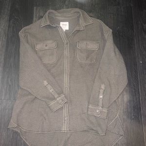 Aerie lumberjane fleece shirt. Dark green. Size small. Brand new with tags